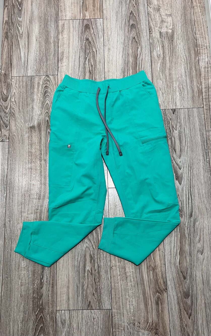 Fabletics On-Call Scrub Jogger Teal Green Men  Size Large